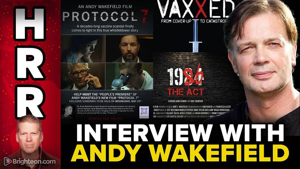 Interview with Andrew Wakefield on taking down the child-sacrificing Vaccine Industrial Complex