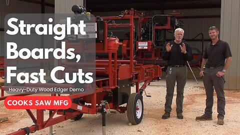 Best Wood Edger to Boost Lumber Yield with Cleaner, Faster Cuts | Board Edger Demo by Cooks Saw