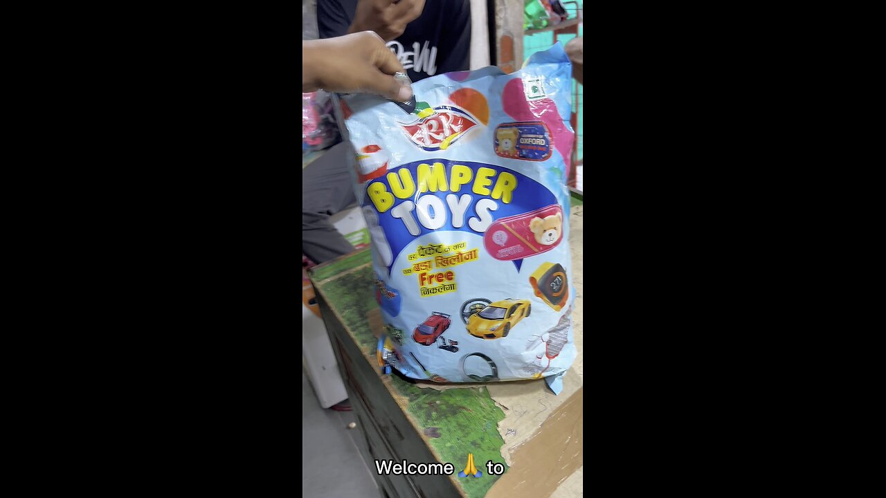 5₹ wale pekit me. Kya nikala. #dukan