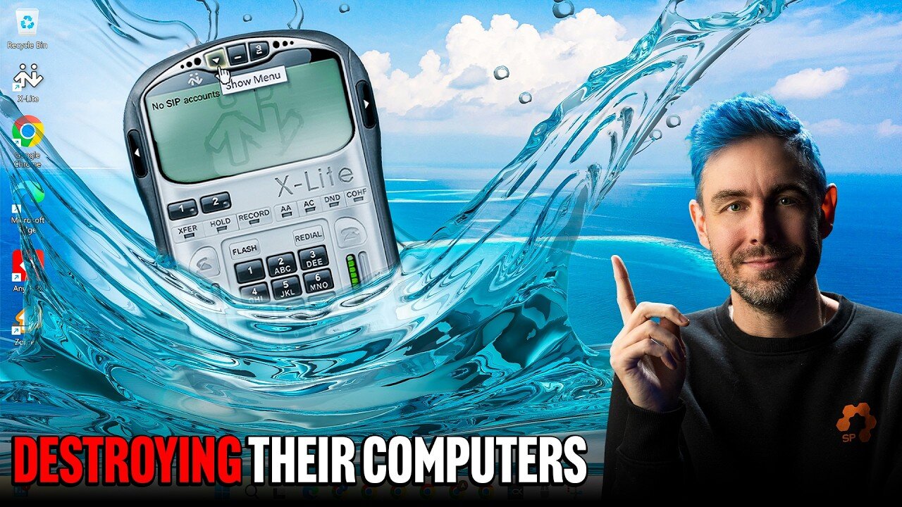 Destroying Scammer Computers with "Water"