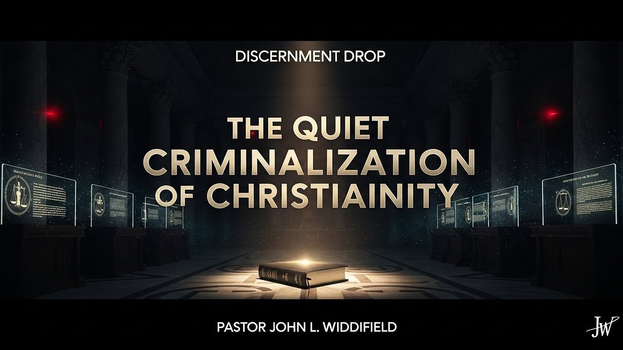The Quiet Criminalization of Christianity | Discernment Drop