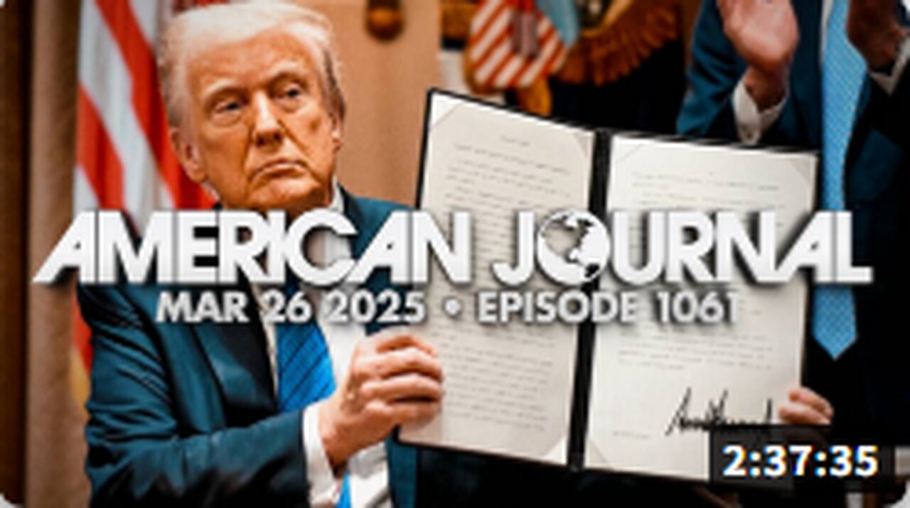 The American Journal: Trump Tells FBI Field Offices Across USA To Investigate & Prosecute Everyone Involved In Epstein Child Sex Trafficking, Blackmail Operation - FULL SHOW - 03.26.2025