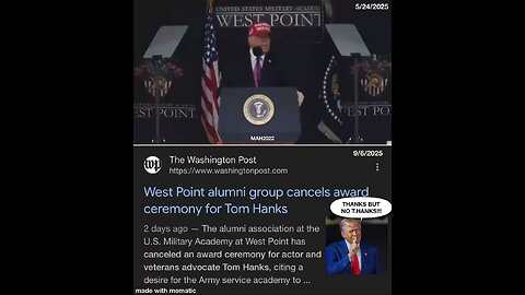 West Point says Thanks but NO T.HANKS!!!