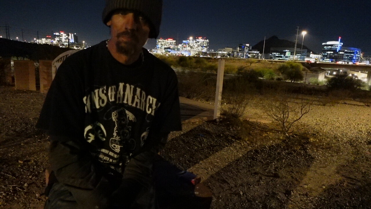 Jonathan 49 and homeless Says it took years to get everything he had and only 8 days to loose it all