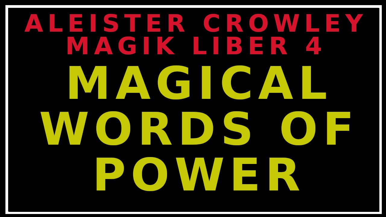 Unveiling Aleister Crowley's Liber 4: Several Unsound Words and Ideas