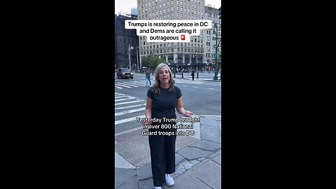 Captioned - Trump restores the peace in DC