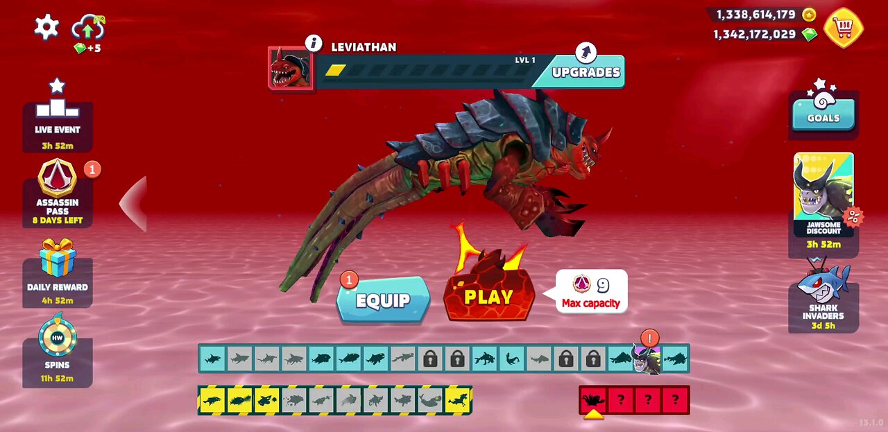 Opulence Hungry shark evolution
