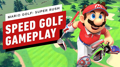 Mario Golf - Super Rush - 4 Minutes of Speed Golf Gameplay