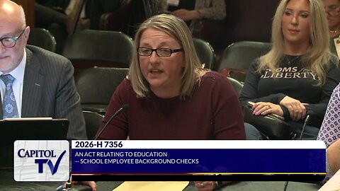 Megan Reilly Emotionally Supports H7356 To Protect Our Children From Teachers That Betray Their Trust And Those That Allay That Breach