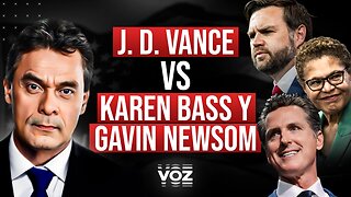 J. D. Vance vs. Karen Bass y Gavin Newsom: pleito en California