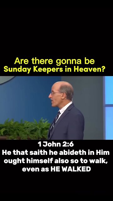 Are there gonna be Sunday keepers in heaven?