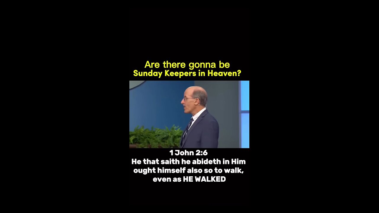 Are there gonna be Sunday keepers in heaven?