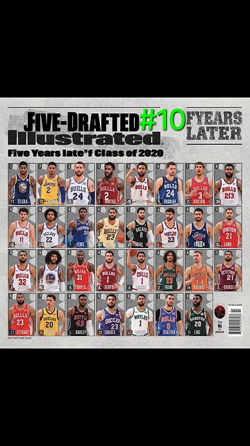 Five years later, these are the top 2020 Draft selections for each franchise.