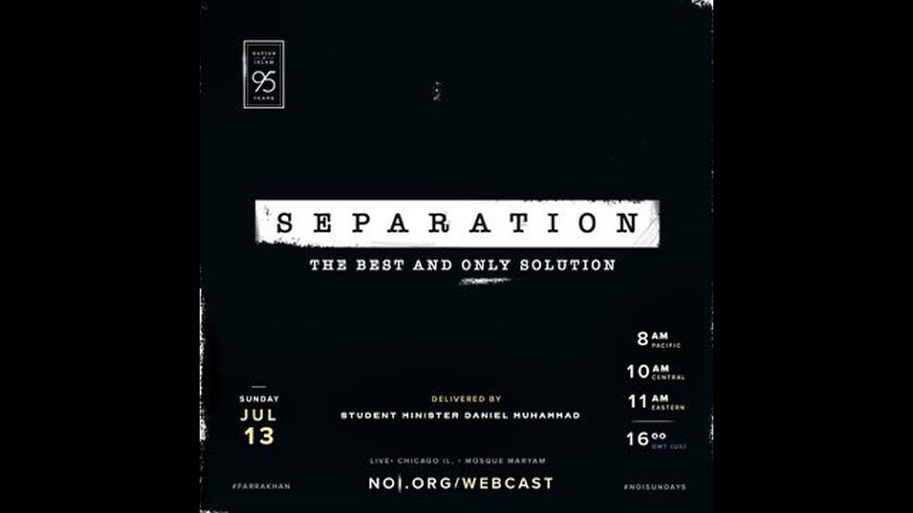 SEPARATION * THE BEST AND ONLY SOLUTION