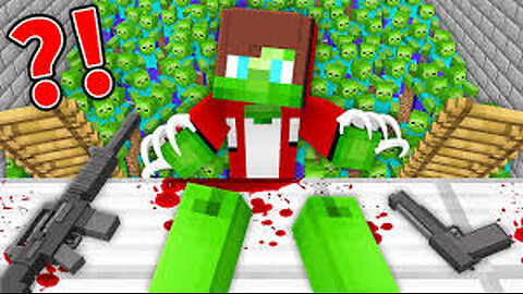 JJ And Mikey SURVIVE The ZOMBIE APOCALYPSE in Minecraft