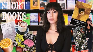books under 200pages | short books reading vlog | scifi, fantasy, poetry
