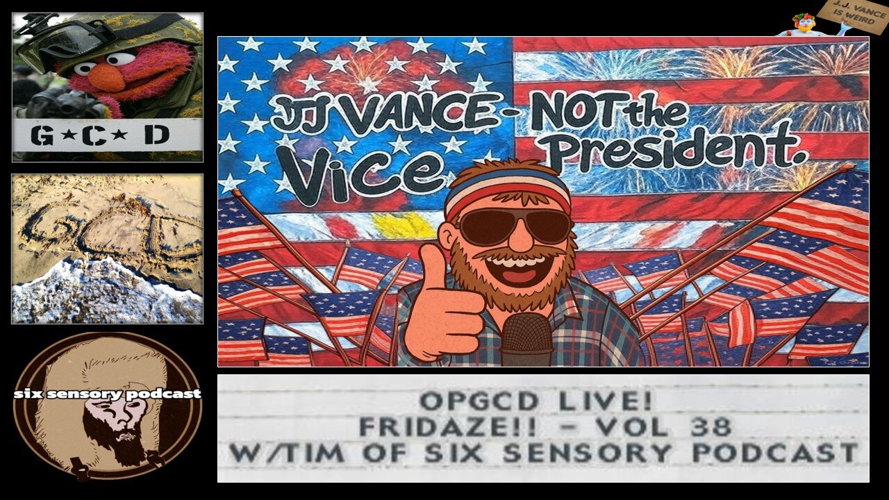 OpGCD Live! Fridaze!! - Vol 38 - w/Tim host of Six Sensory Podcast
