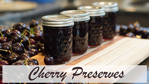 Cherry Preserves Canning Recipe