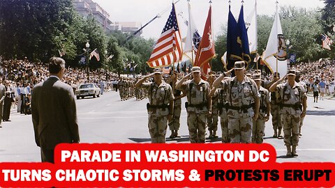 Massive Military Parade in Washington D.C. 2025 | Army Anniversary, Trump Birthday & Protests