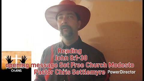 John 8:1-30 opening message Set Free Church Modesto Pastor Chris Settlemyre #theoutlawpreacher