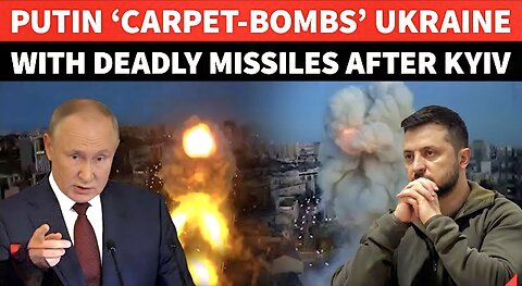 Putin’s Missiles & Drones Rip Through Ukraine, Railway Infra In Kyiv; NATO Nation Scrambles Jets