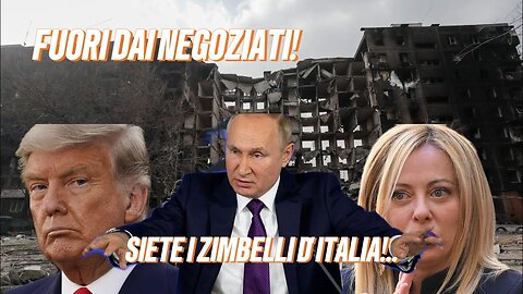 NOTIZIE DAL MONDO Putin esclude l'Italia dai negoziati di tregua in Ucraina:'Ha una posizione antirussa','l’Italia è troppo schierata con l’Ucraina.',l'incontro tra Trump e Putin si terrà in Alaska,USA il 15 agosto 2025