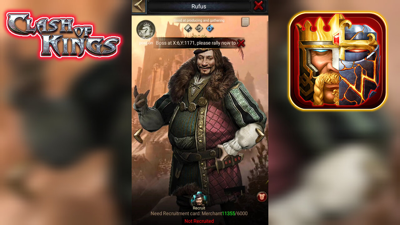 Unlocking the Rufus Hero in Clash of Kings
