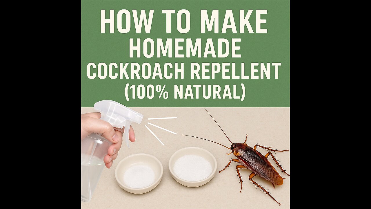 How to Make Homemade Cockroach Repellent (100% Natural)