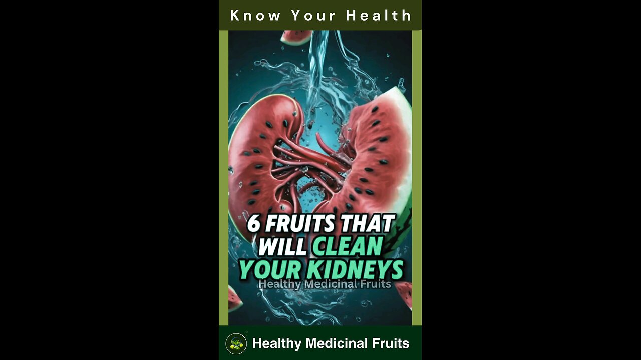 6 Fruits That will clean your kidneys