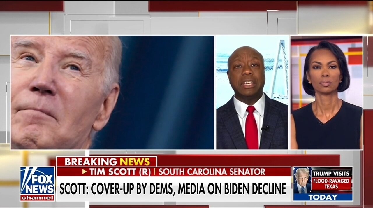 Sen Tim Scott: Biden’s Health Decline Cover-Up By Dems Was Election Engineering