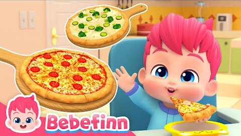 Let's Make a Pizza! | Song for Kids | Bebefinn Nursery Rhymes