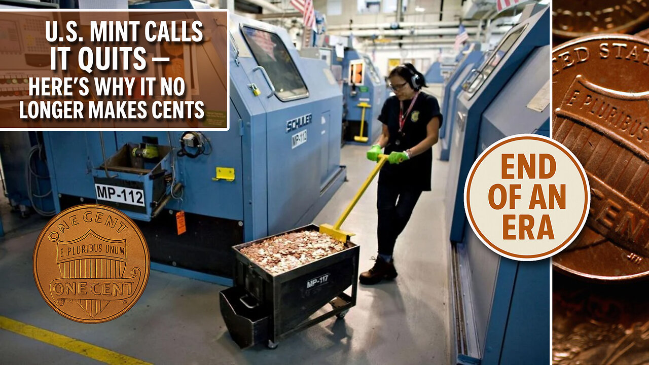 U.S. Ends Penny Production 𝐀𝐟𝐭𝐞𝐫 𝟐𝟑𝟎 𝐘𝐞𝐚𝐫𝐬 — Guess It Finally Stopped Making Cents!