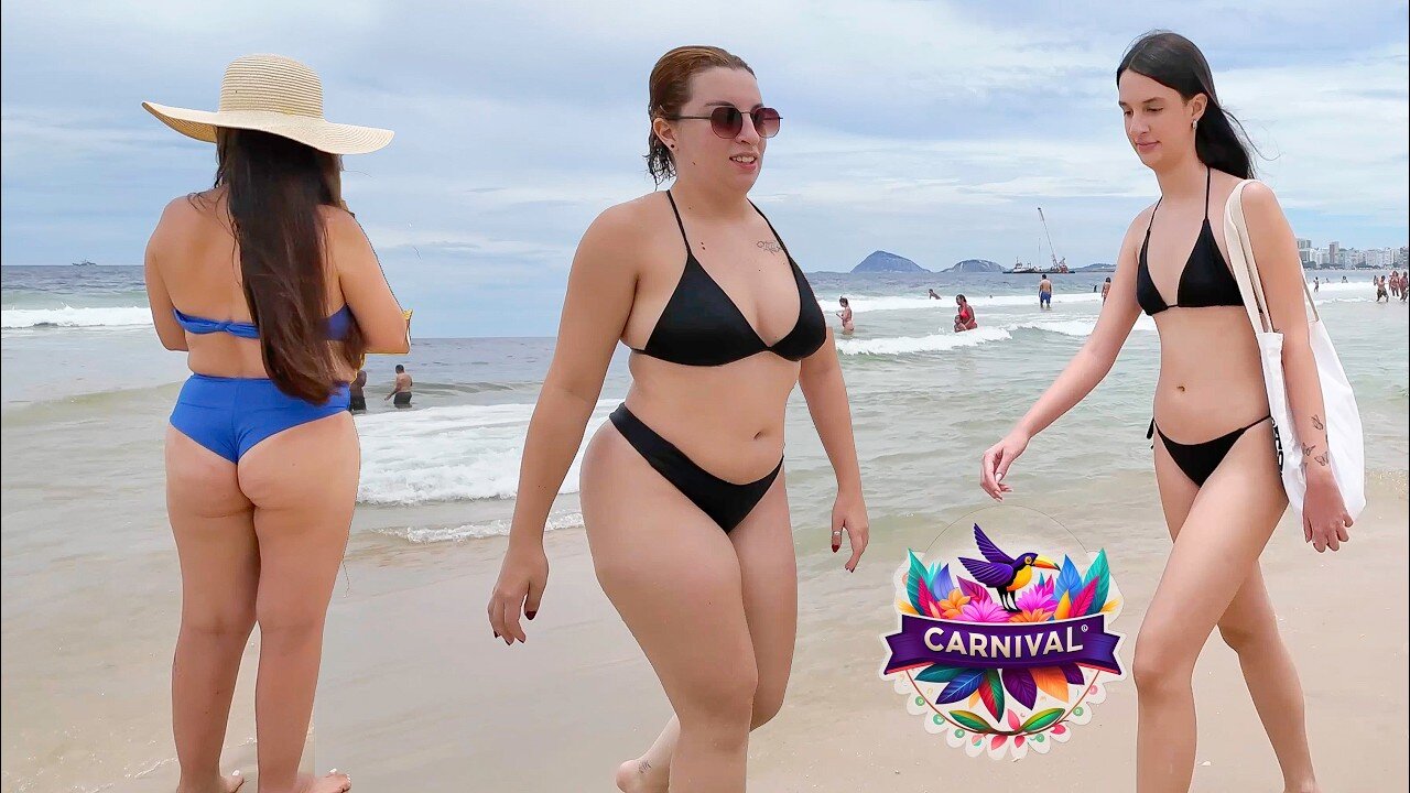 Copacabana Rio Brazil Walking Tour 2026 | Beach Promenade 4K