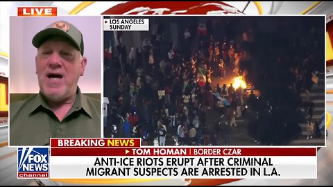 Tom Homan responds to Gavin Newsom's 'dare' to arrest him: 'No one's above the law'