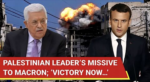 Palestine’s FIRST Response After France’s Statehood Nod; ‘Historic Victory’ | Israel ‘Burns’