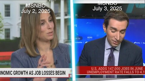 What A Difference A Day Makes At MSNBC