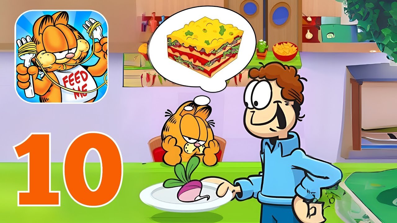 Garfield: My Big Fat Diet - Gameplay Walkthrough Part 10 - Level 91-100 (iOS, Android)