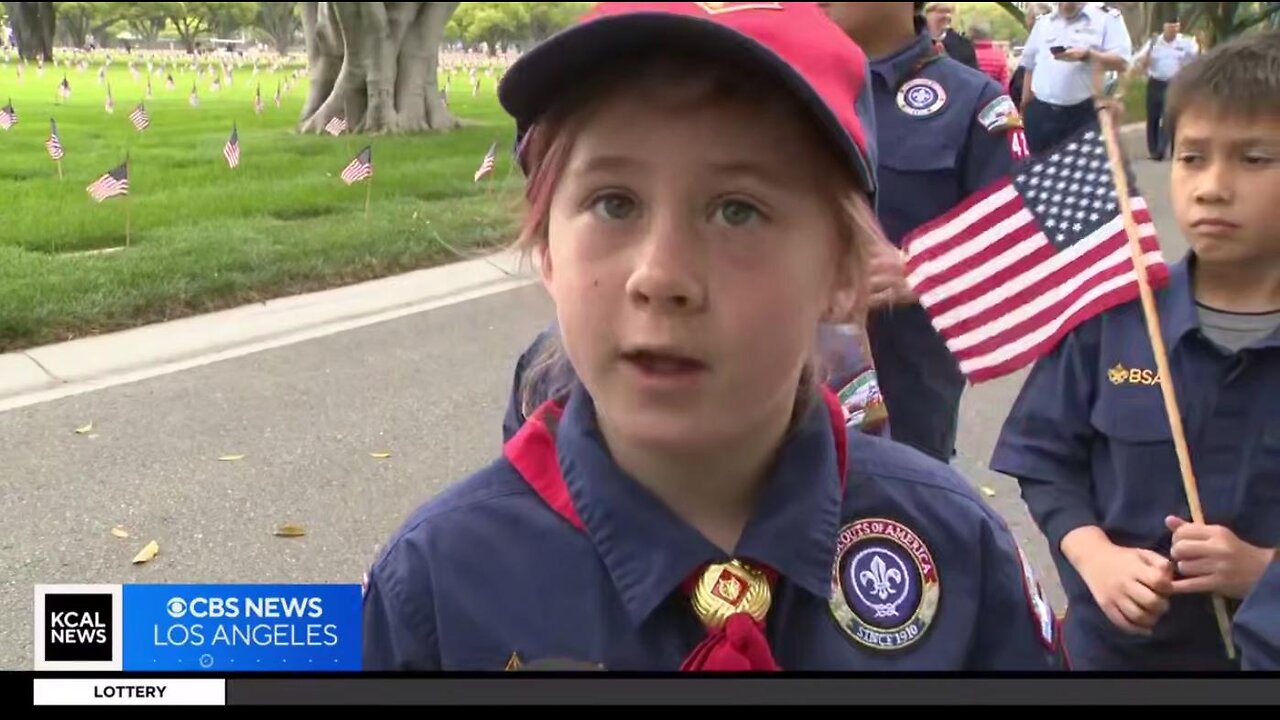 Hundred's of Young Scouts helped place 90,000+ flags on the graves of our fallen US service members (5.24.25) 🇺🇸🇺🇸🇺🇸 "Some Gave All." GOD BLESS