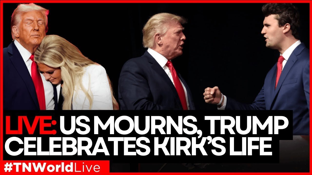 Trump LIVE: Trump Honors Charlie Kirk, Blasts Radical Left In Fiery, Unforgettable Tribute