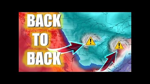 NEW Forecast Shows Back-to-Back Major Winter Storms
