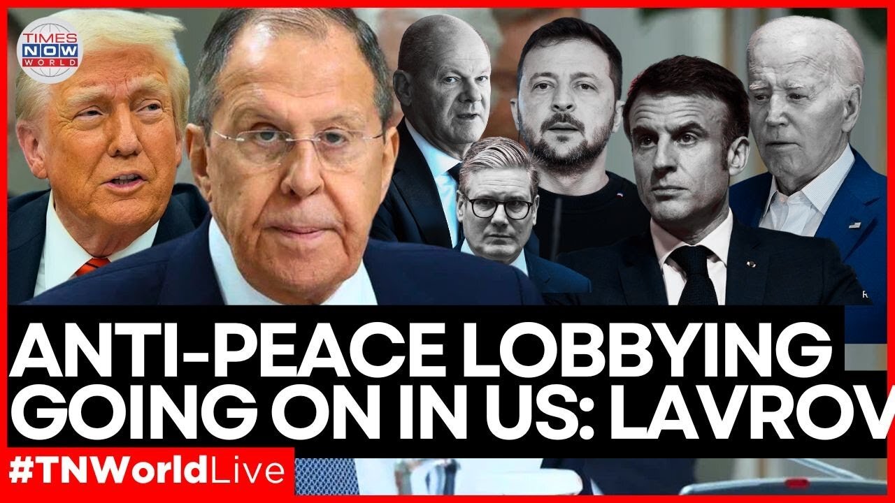 LIVE | Lavrov EXPOSES The Western Lobby That Is Halting Peace Talks! | World News Live