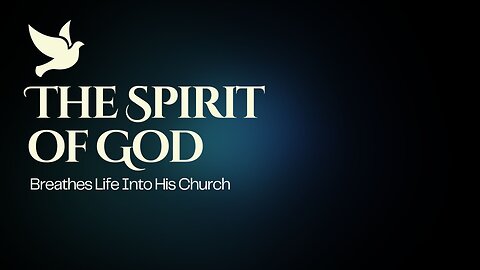 "The Spirit of God Breathes Life Into His Church" - Worship Service - July 6, 2025