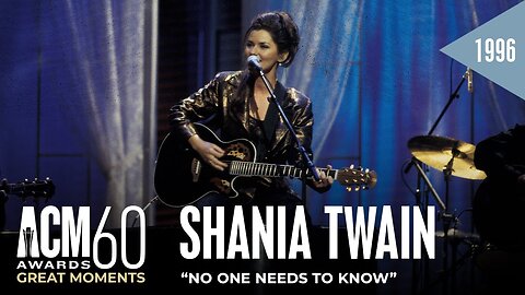 Shania Twain - No One Needs to Know (Live from the 31st ACM Awards)