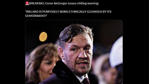 Conor McGregor Will Be President of Ireland. Current Events Comfy Thursday Livestream