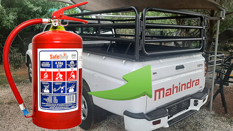 How to Fit a fire extinguisher on your truck!