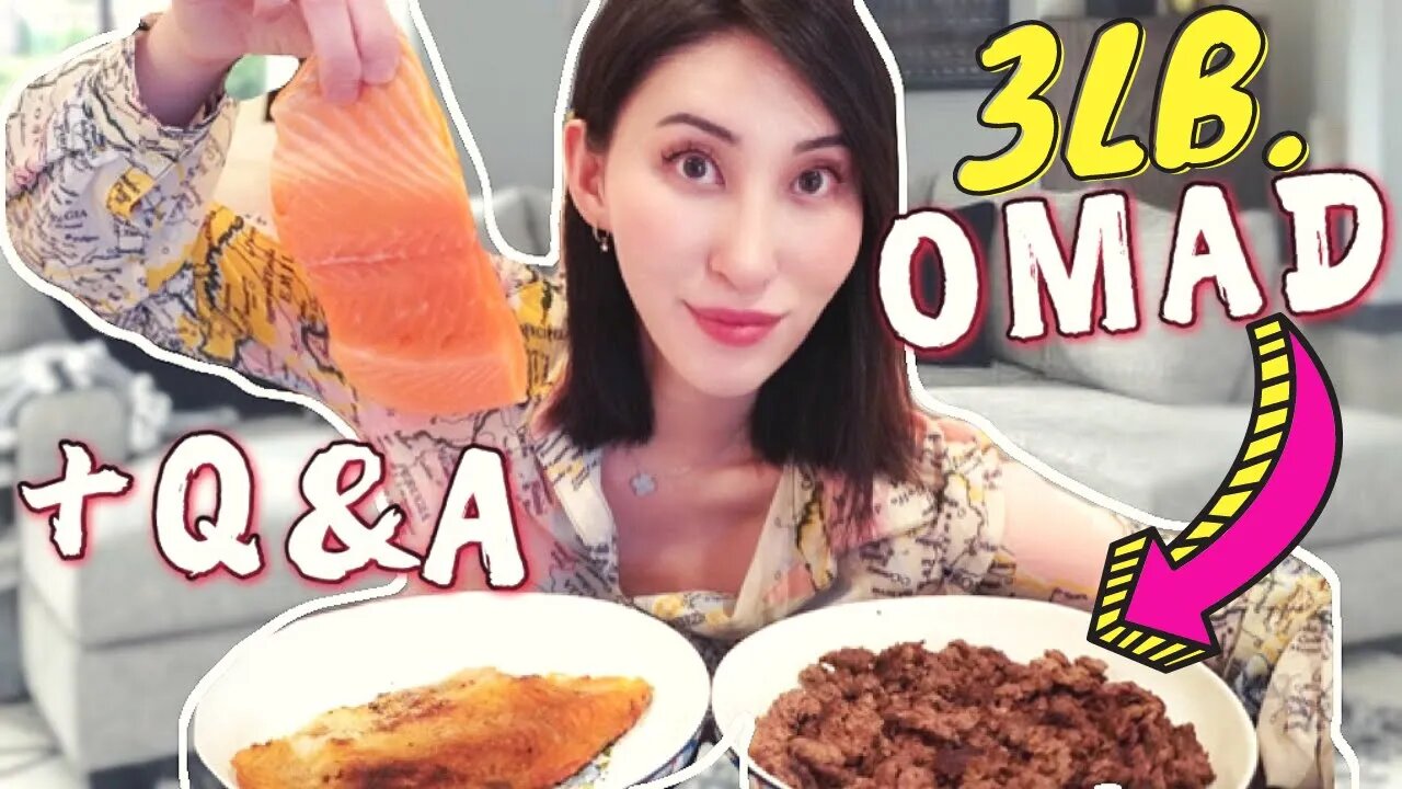 Surf & Turf Mukbang + Q&A (NO Eating Sounds) __ Carnivore Diet OMAD Steakandbuttergal