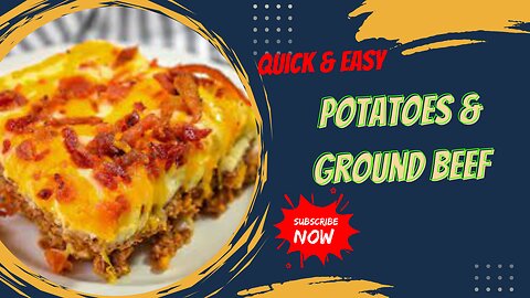 Potatoes & ground beef🔝 Secret recipe from a German magazine | Global Kitchen Delights
