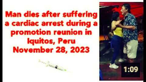 "Man Suffers Fatal Cardiac Arrest at Promotion Reunion in Iquitos, Peru"
