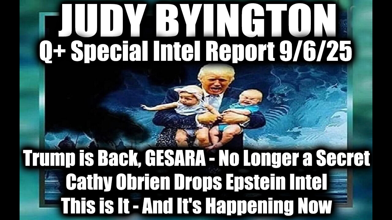 9.6.25, GESARA - No Longer a Secret; Cathy Obrien Drops Epstein Intel