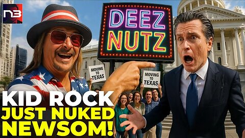 Alert: What Kid Rock Just Did Got 4.4 MILLION Views – Newsom's Response Proves He's FINISHED